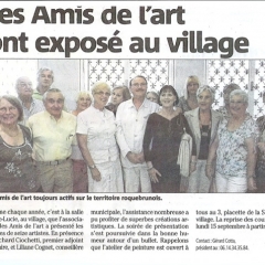 Vernissage exposition salle Ste Lucie RCM du 19/06/2014