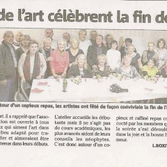 Les Amis de l'art fêtent la fin d'année 2013