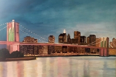 Pont de Brooklyn 46X54cm
