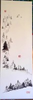 Chemin de sapins 90x30