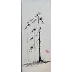 Arbre-30X40-Sumi-e