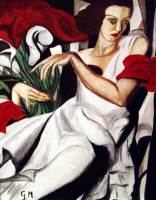 Ira hommage Tamara de Lempicka 33x41