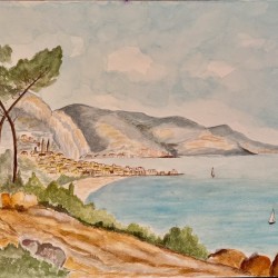 Menton au XIX siècle d'après N. Nozeran